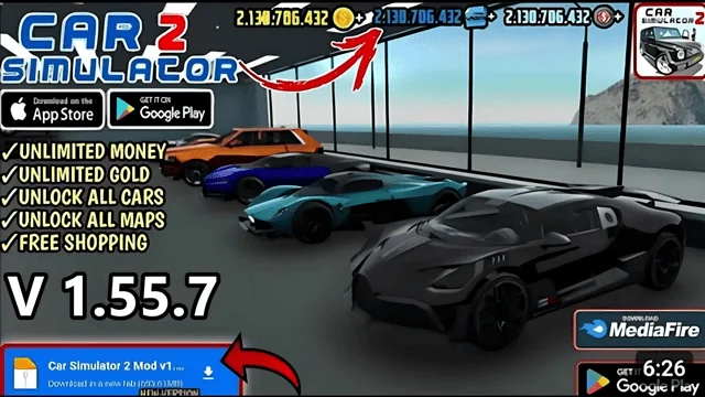 Car Simulator 2 Mod APK – VIP Access & Free Money for iOS/Android 23 svg%3E